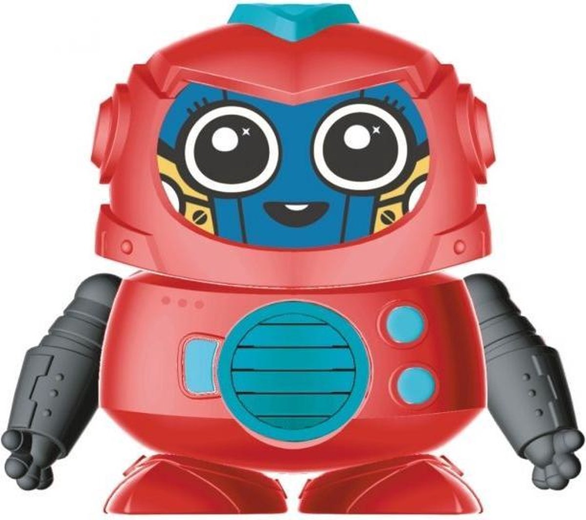 Gerardos Toys Speelfiguur Magic Robot 10 Cm Rood